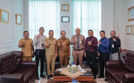 Wali Kota Tebingtinggi, Iman Irdian Saragih, terima audiensi KCP Bank Sumut