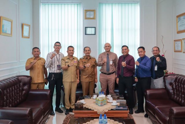 Wali Kota Tebingtinggi, Iman Irdian Saragih, terima audiensi KCP Bank Sumut