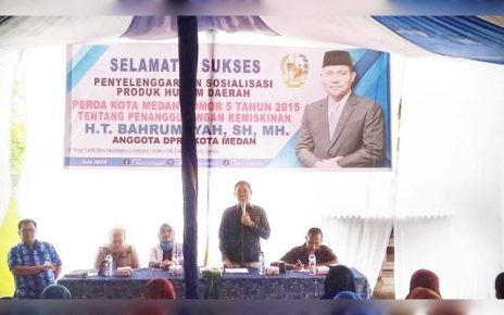 Anggota DPRD Medan Fraksi PAN-Perindo, T. Bahrumsyah, gelar Sosper VII TA 2026 di Marelan 1