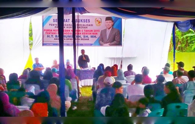 Anggota DPRD Medan Fraksi PAN-Perindo, T. Bahrumsyah, gelar Sosper VII TA 2026 di Marelan