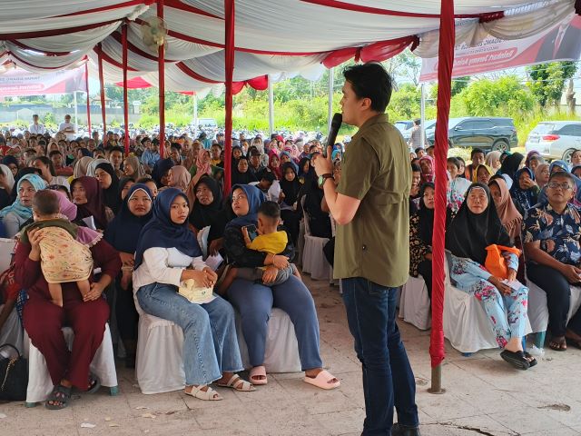 Bendahara Fraksi PSI DPRD Medan, Reinhart Jeremy Anindhita, gelar Reses VI TA 2026 di Medan Deli 2