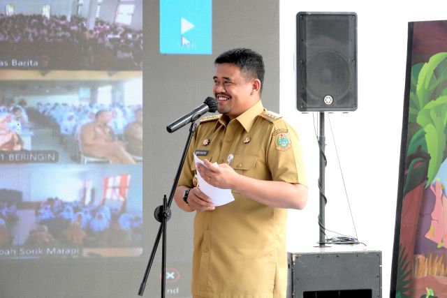 Gubernur Sumut, Bobby Nasution, buka MPLS TP 2026-2027 di SMA Negeri 1 Binjai