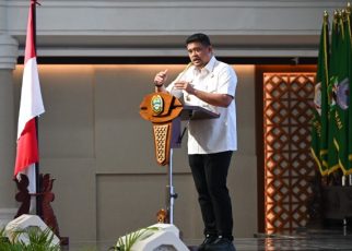 Gubernur Sumut, Bobby Nasution, buka Rakor Monitoring dana TKD