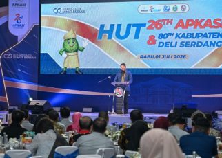 Gubernur Sumut, Bobby Nasution, pada HUT 80 Kabupaten Deliserdang