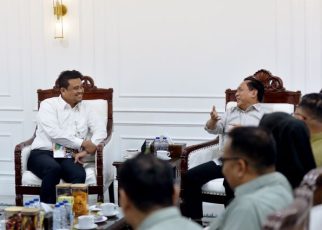 Gubernur Sumut, Bobby Nasution, terima kunjungan Ketua PBVSI