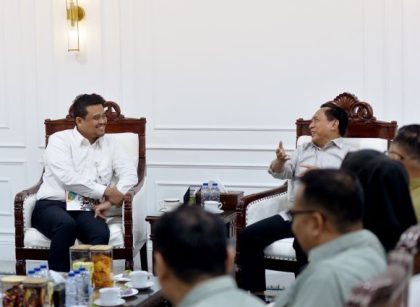 Gubernur Sumut, Bobby Nasution, terima kunjungan Ketua PBVSI