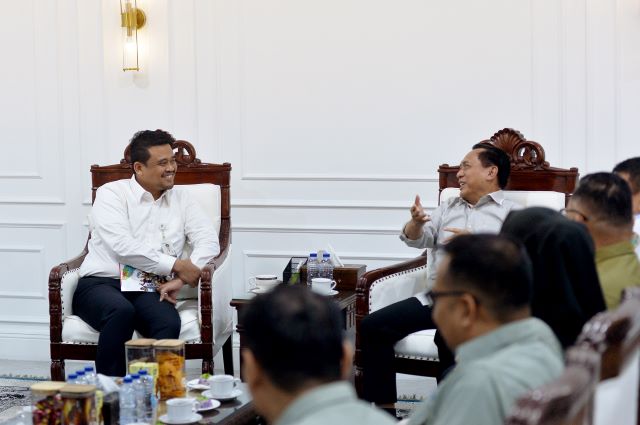 Gubernur Sumut, Bobby Nasution, terima kunjungan Ketua PBVSI