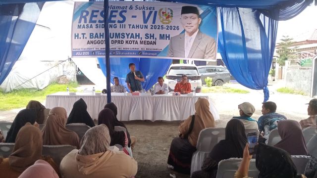 Ketua Fraksi PAN-Perindo DPRD Medan, T. Bahrumsyah, gelar Reses VI Masa Sidang III Tahun Sidang 2025-2026 TA 2026 di Belawan
