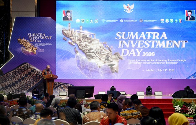 Pj Sekdaprov Sumut, Sulaiman Harahap, buka Sumatera Invest Day di Medan