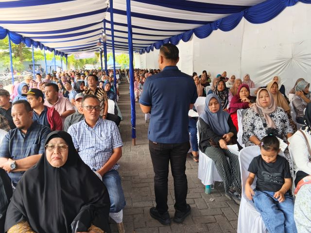 Sekretaris Fraksi Partai NasDem DPRD Medan, Saipul Bahri, gelar Reses VI TA 2026 di Jalan Abdul Sani Muthalib, Medan Marelan 3