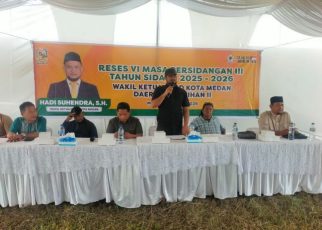 Wakil Ketua DPRD Medan, Hadi Suhendra, gelar Reses VI TA 2026 di Marelan