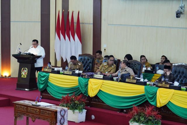 Wakil Ketua DPRD Medan, Zulkarnaen, sampaikan hasil pembahasan LPj Wali Kota Medan TA 2025