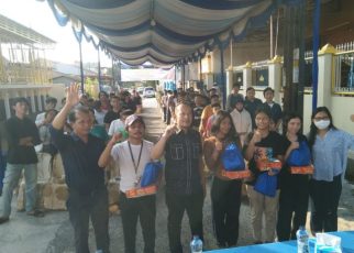 Wakil Ketua Fraksi Partai Demokrat DPRD Medan, Dodi R Simanunsong, gelar Wasbang di Medan Kota
