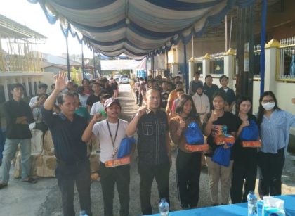 Wakil Ketua Fraksi Partai Demokrat DPRD Medan, Dodi R Simanunsong, gelar Wasbang di Medan Kota