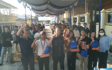 Wakil Ketua Fraksi Partai Demokrat DPRD Medan, Dodi R Simanunsong, gelar Wasbang di Medan Kota