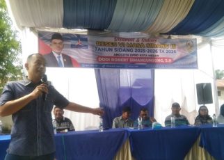 Wakil Ketua Fraksi Partai Demokrat DPRD Medan, Dodi Robert Simangunsong, gelar Reses VI TA 2026 di Medan Denai