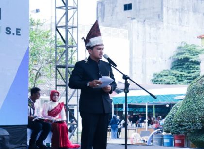 Wali Kota Tebingtinggi, Iman Irdian Saragih, pada HUT Kota Tebingtinggi