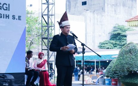 Wali Kota Tebingtinggi, Iman Irdian Saragih, pada HUT Kota Tebingtinggi