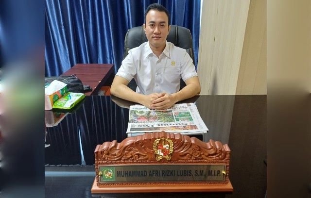 Anggota DPRD Medan Fraksi NasDem, M. Afri Rizki Lubis