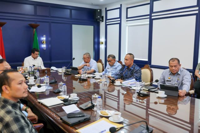 Gubernur Sumut, Bobbt Nasution, rapat bersama OPD terkait Transformasi Olahraga
