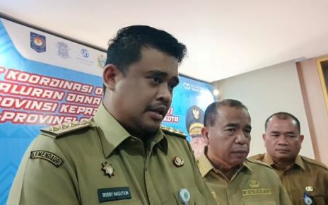 Gubernur Sumut, Bobby Nasution, beri keterangan terkait erupsi Gunung Sinabung