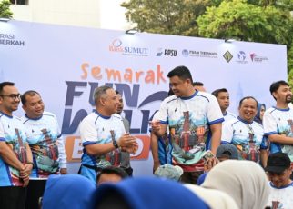 Gubernur Sumut, Bobby Nasution, hadiri fun walk BUMD