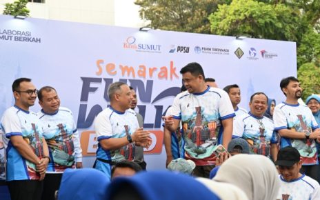 Gubernur Sumut, Bobby Nasution, hadiri fun walk BUMD