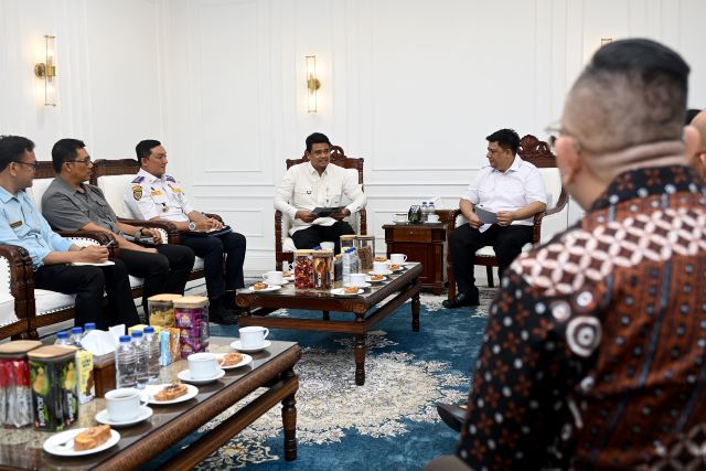Gubernur Sumut, Bobby Nasution, terima audiensi panitia Toba Caldera Culture Festival 2026