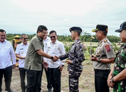 Gubernur Sumut, Bobby Nasution, untuk kedua kalinya tiba di Nias