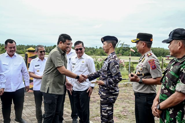 Gubernur Sumut, Bobby Nasution, untuk kedua kalinya tiba di Nias