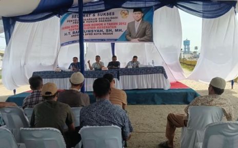 Ketua Fraksi PAN-Perindo DPRD Medan, T. Bahrumsyah, gelar Sosper VIII TA 2026 di Belawan