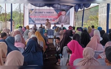 Ketua Fraksi PAN-Perindo DPRD Medan, T. Bahrumsyah, melaksanakan Pembinaan Ideologi Pancasila & Wasbang di Medan Belawan 1