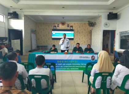 Perumda Tirtanadi sosialisasikan layanan tarif air minum di Deliserdang