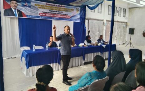Wakil Ketua Fraksi Partai Demokrat DPRD Kota Medan, Dodi Robert Simangunsong, gelar Sosper ke VIII TA 2026 di Medan Kota