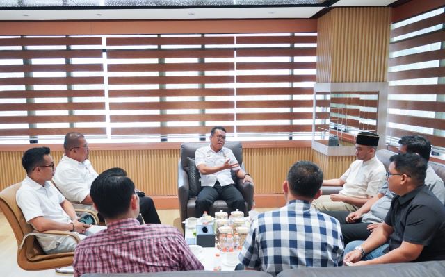 Wakil Wali Kota Medan, Zakiyuddin Harahap, terima audiensi Sultan Deli