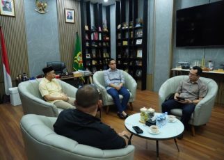 Wali Kota Medan, Rico Tri Putra Bayu Waas, terima audiensi Sultan Deli