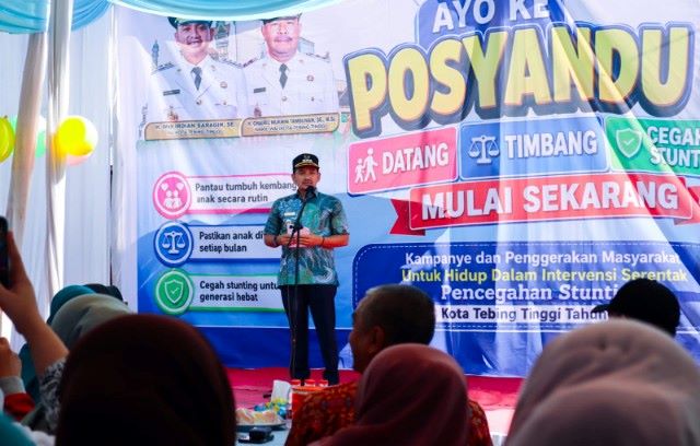 Wali Kota Tebingtinggi, Iman Irdian Saragih, buka kegiatan Germas