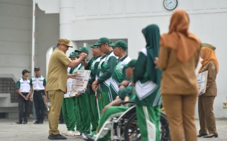 Gubernur Sumut, Bobby Nasution, beri tali asih pada peringatan Haornas 2026