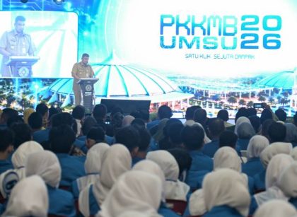 Gubernur Sumut, Bobby Nasution, hadiri PKKMB UMSU 2026