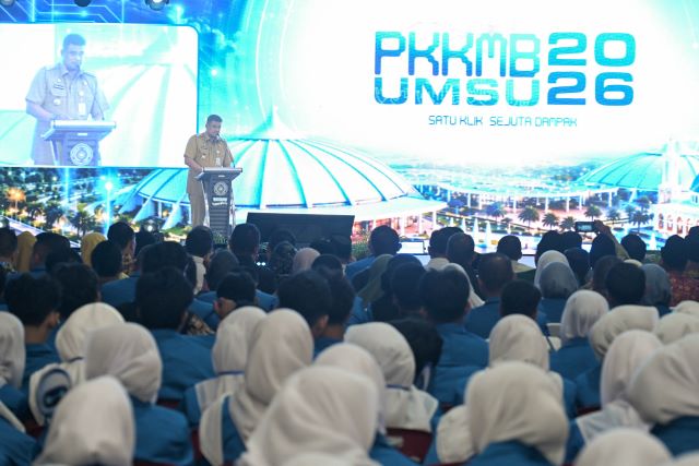 Gubernur Sumut, Bobby Nasution, hadiri PKKMB UMSU 2026