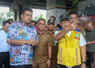 Gubernur Sumut, Bobby Nasution, tinjau Tol Bandar Selamat