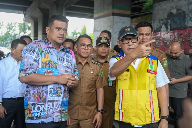 Gubernur Sumut, Bobby Nasution, tinjau Tol Bandar Selamat