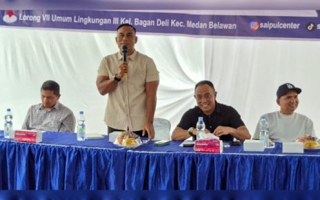 Sekretaris Fraksi Partai NasDem DPRD Medan, Saipul Bahri, gelar Sosper IX TA 2026 di Bagan Deli Belawan
