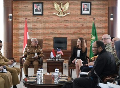 Wakil Gubernur Sumatera Utara, Surya, terima kunjungan Konsul AS untuk Sumatera, Lisa Podolny