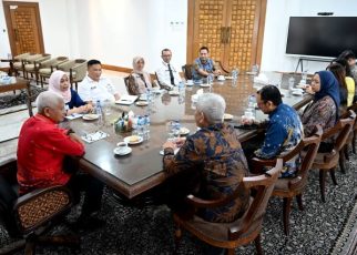 Wakil Gubernur Sumut, Surya, terima audiensi Garuda Indonesia