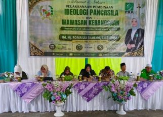 Wakil Ketua Fraksi Hanura-PKB DPRD Medan, Roma Uli Silalahi, gelar Wasbang ke V TA 2026 di Medan Marelan