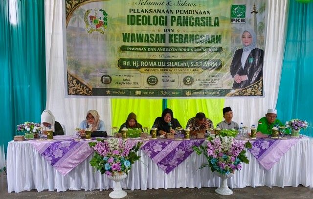 Wakil Ketua Fraksi Hanura-PKB DPRD Medan, Roma Uli Silalahi, gelar Wasbang ke V TA 2026 di Medan Marelan