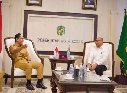 Wali Kota Medan, Rico Tri Putra Bayu Waas, terima audiensi PERKI Sumatera Utara