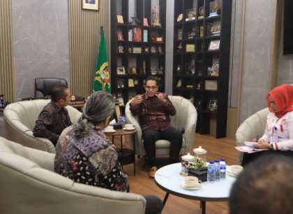 Wali Kota Medan, Rico Tri Putra Bayu Waas, terima audiensi keluarga besar SM Amin Nasution