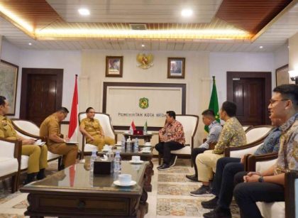 Wali Kota Medan, Rico Tri Putra Bayu Waas, terima kunjungan Direksi PT. KIM